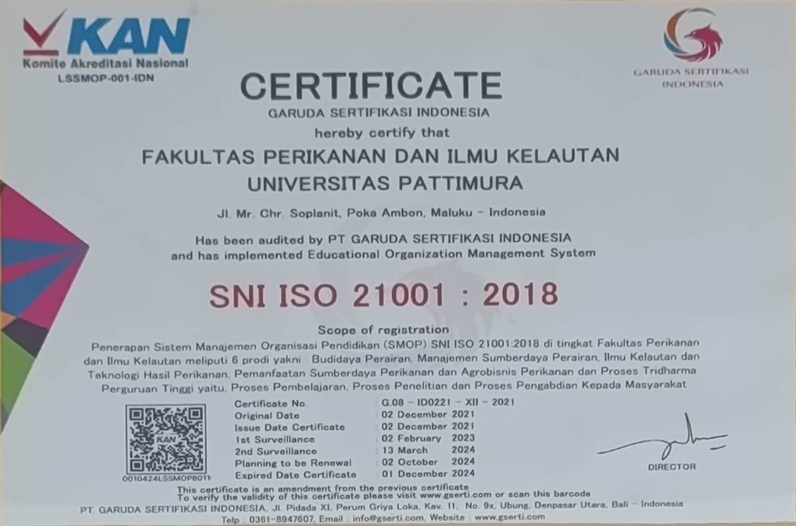 Sertifikat ISO