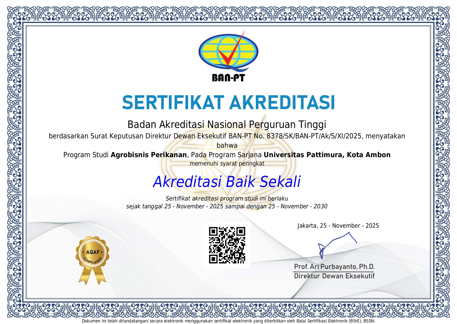 Akreditasi 2025-2030